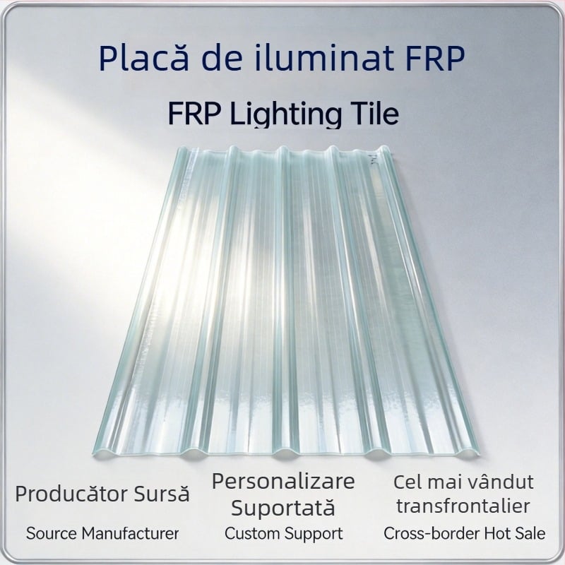 Panouri transparente din fibră de sticlă pentru acoperișuri și adăposturi