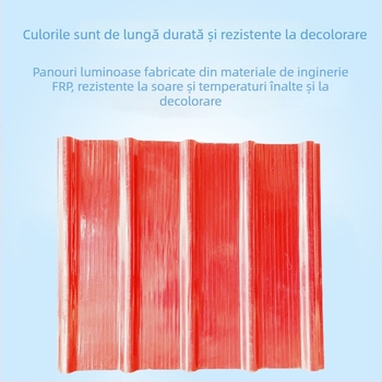 Panou FRP de iluminare pentru lumină naturală, plăci transparente din fibră de sticlă pentru acoperiș, panouri din rășină rezistente la coroziune