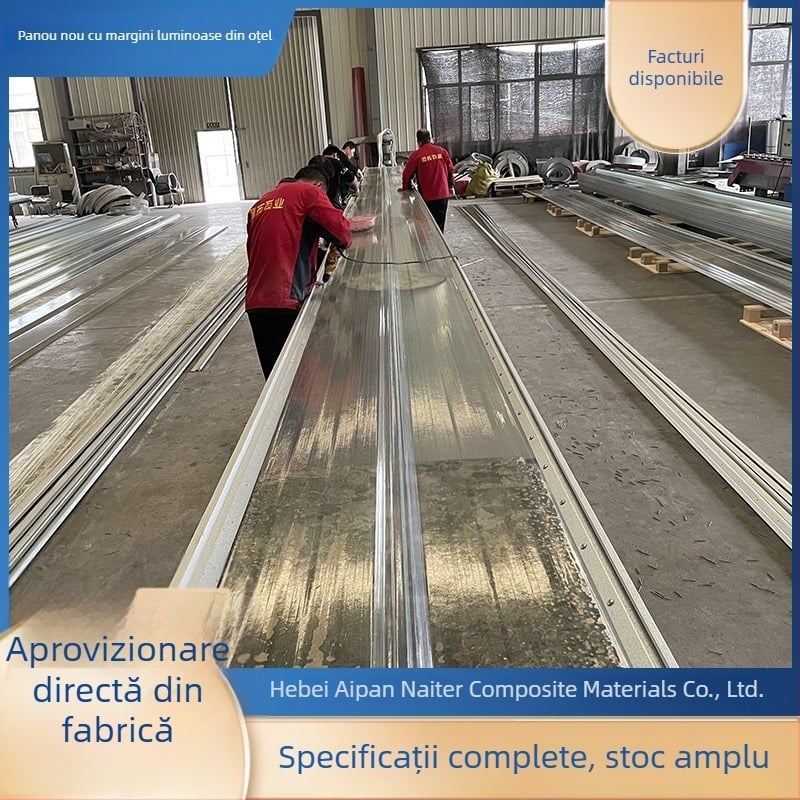 Panou FRP de iluminare pentru lumină naturală, plăci transparente din fibră de sticlă pentru acoperiș, panouri din rășină rezistente la coroziune