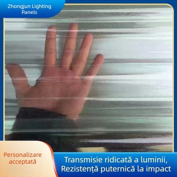 Panou de iluminat din plastic întărit cu fibre de sticlă, panou plat transparent pentru acoperișul casei, impermeabil și UV-transparent