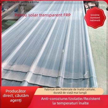 Panou FRP transparent pentru iluminare în seră