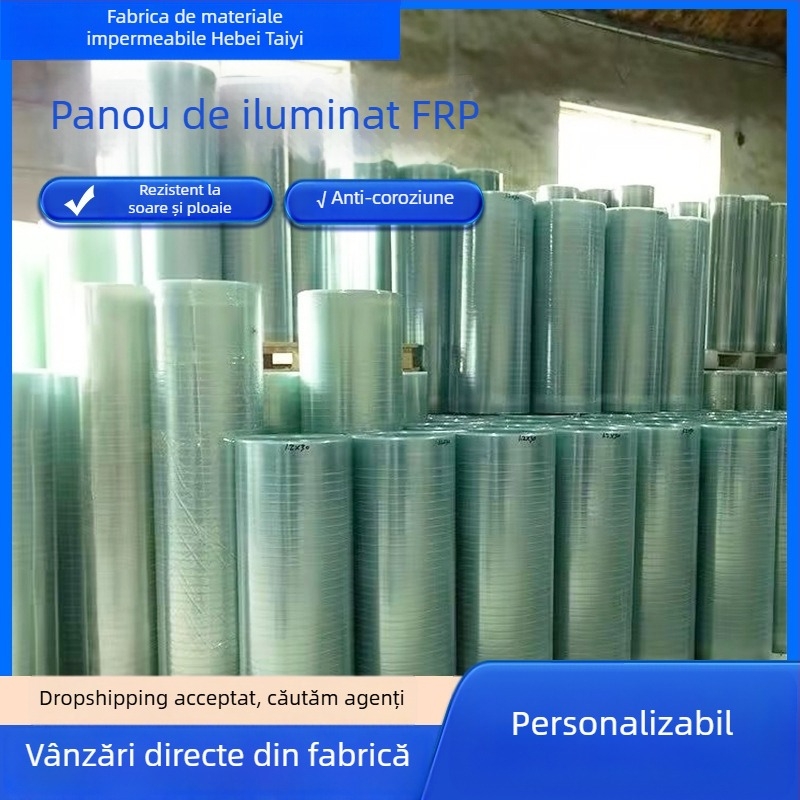Panou FRP transparent pentru iluminare în seră