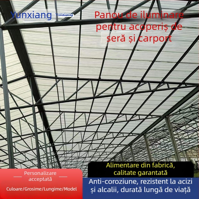 Panouri de iluminare pentru copertine, acoperiș și pereți – plăci transparente din fibră de sticlă pentru iluminarea balcoanelor