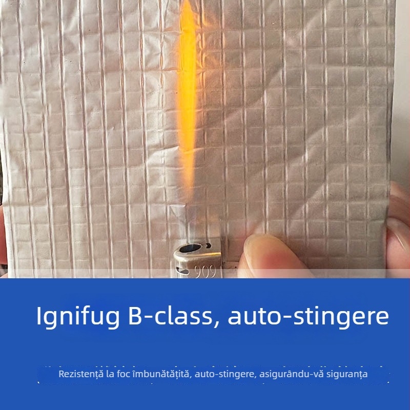 Placă izolatoare cu folie de aluminiu, din cauciuc-plastic, pentru izolație termică și fonică a acoperișurilor