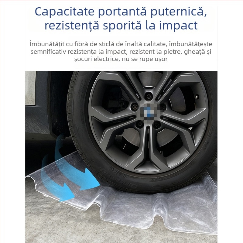 Plăci FRP transparente pentru iluminat în sere - rezistente la grindină, translucide, ondulate