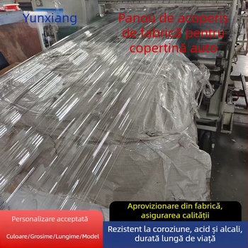 Panou transparent din policarbonat pentru acoperișuri, sere și camere însorite