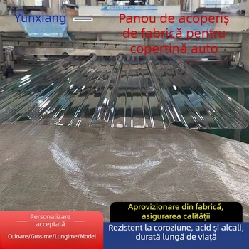 Panou transparent din policarbonat pentru acoperișuri, sere și camere însorite
