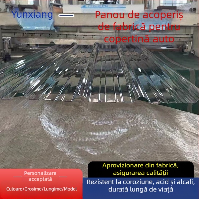 Panou transparent din policarbonat pentru acoperișuri, sere și camere însorite