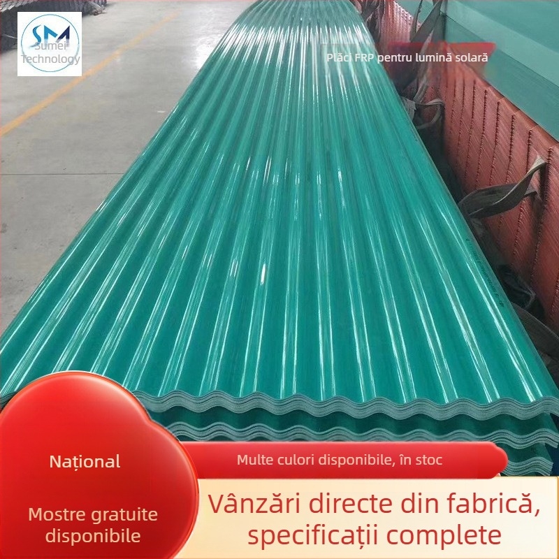 FRP plăci skylight și panou, plăci de iluminat FRP, placă de lumină din rășină