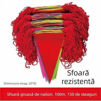 Steaguri triunghiulare colorate pentru exterior, decor de nunți, curte și sărbători