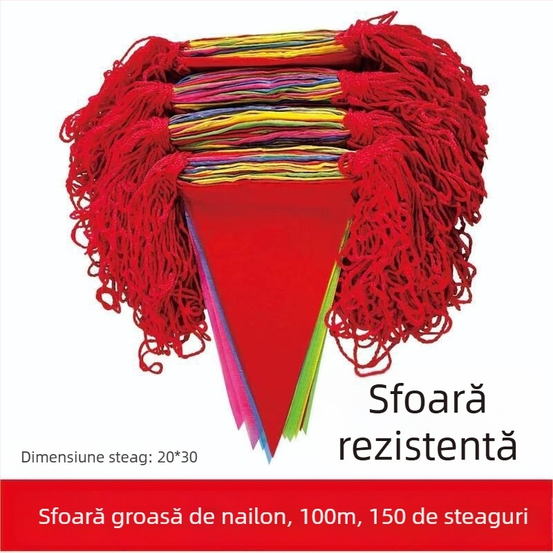 Steaguri triunghiulare colorate pentru exterior, decor de nunți, curte și sărbători