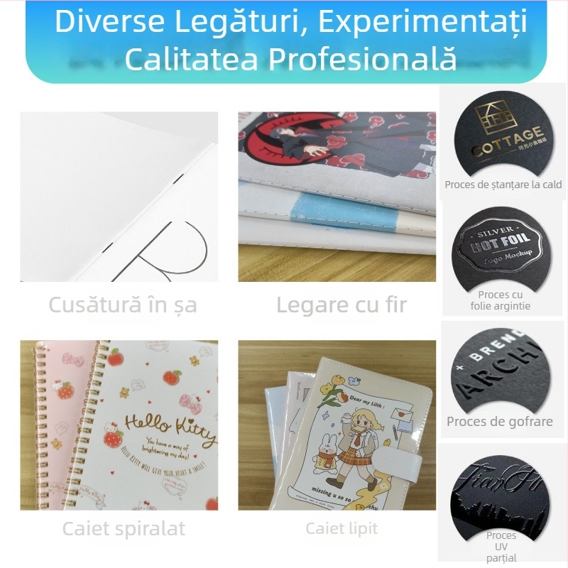 Caiet pentru elevi din învățământul primar, en gros, personalizat pentru birou, cu foi detașabile, format B5, grilă 16K, copertă moale, caiet de exer cl...