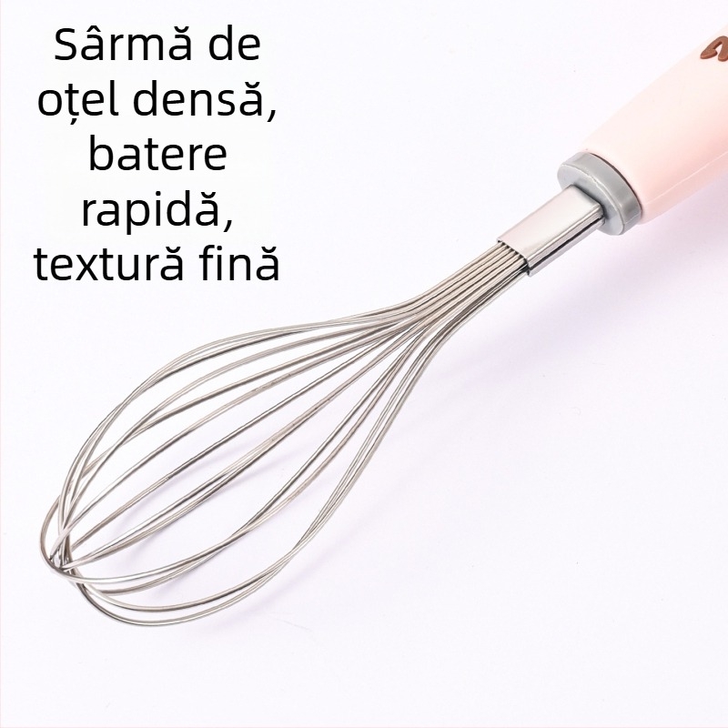 Set de tel pentru ouă, cu design animat pentru uz casnic, pentru pregătirea mâncărurilor pentru bebeluși și cofetărie, set complet cu separator alimentar și strecurător