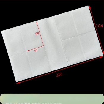 Set album foto Polaroid cu pagini interioare în textură lychee, pagini interioare din materiale nețesute, 18 pagini PP pentru carduri