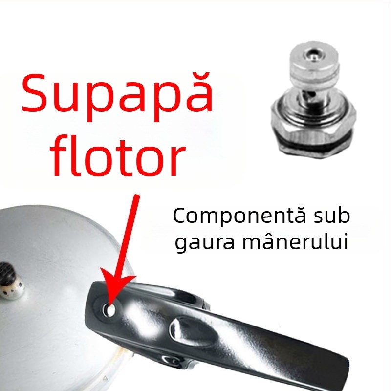 Mâner pentru oală sub presiune Shenyang Aiqi, stil vechi, negru, tip push – accesoriu (fără conductă de evacuare)