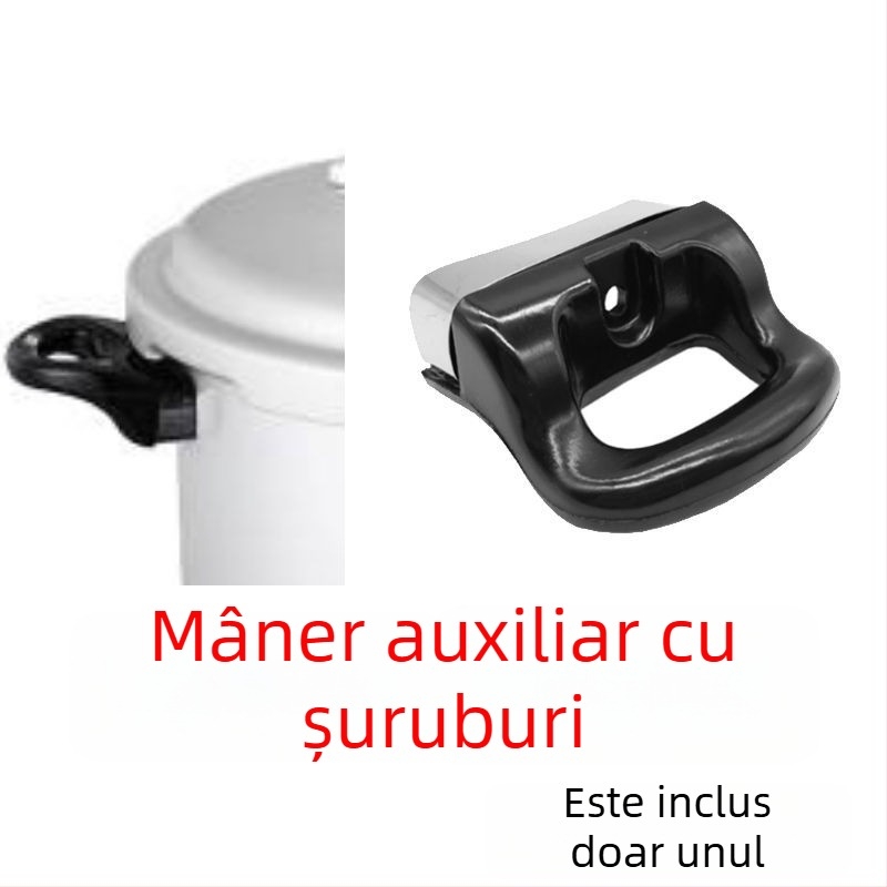 Mâner pentru oală sub presiune Shenyang Aiqi, stil vechi, negru, tip push – accesoriu (fără conductă de evacuare)