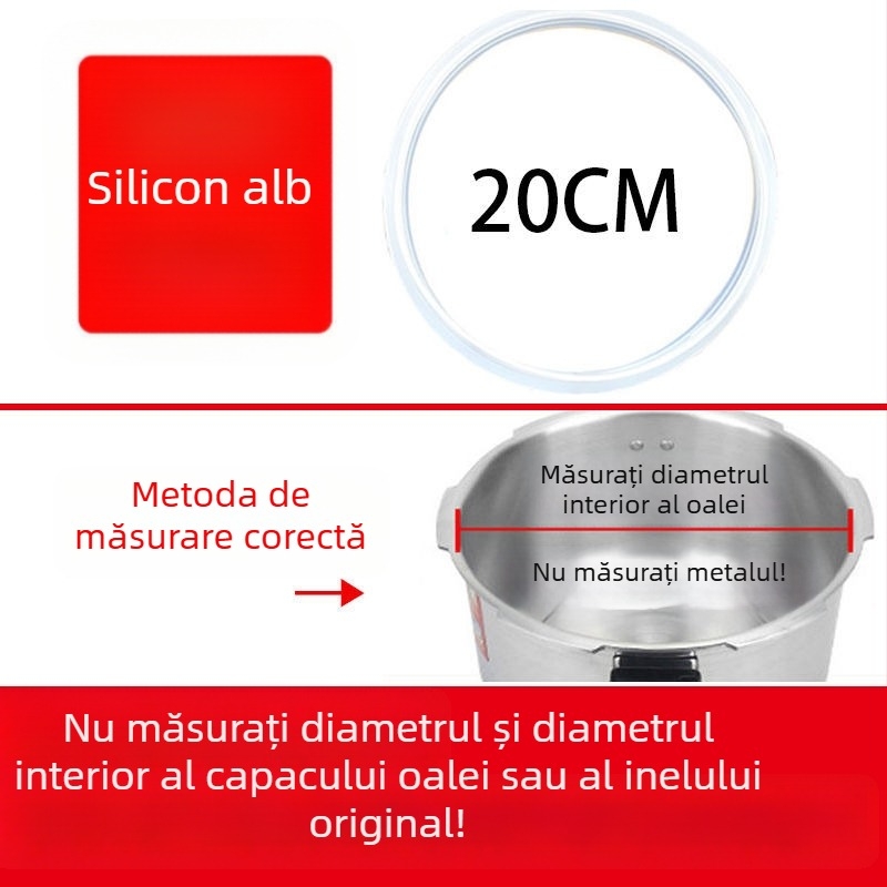 Mâner pentru oală sub presiune Shenyang Aiqi, stil vechi, negru, tip push – accesoriu (fără conductă de evacuare)