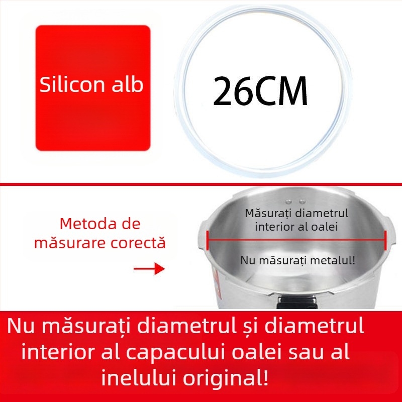 Mâner pentru oală sub presiune Shenyang Aiqi, stil vechi, negru, tip push – accesoriu (fără conductă de evacuare)