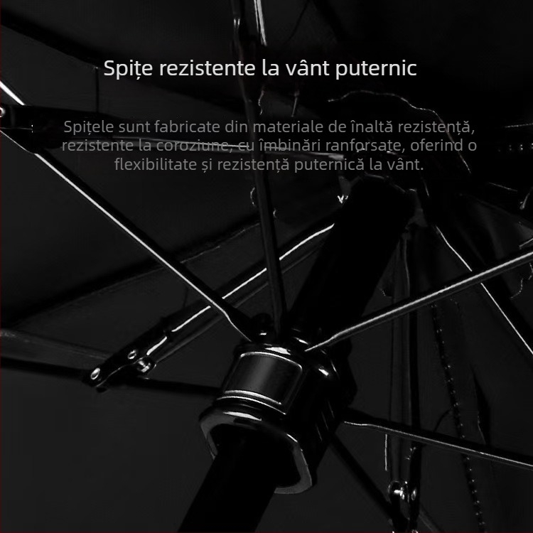 Umbrelă ultraușoară cu cinci brațe, mini umbrelă de buzunar plată, dual-use, protecție solară portabilă