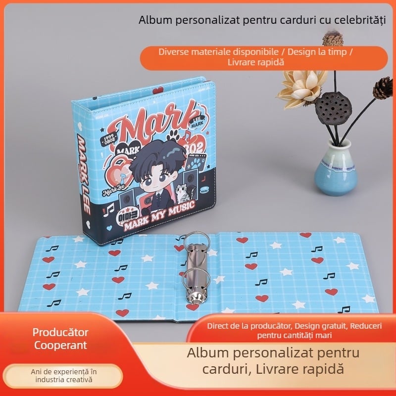 Album pentru fani, album de cărți poștale și autocolante,album de stocare a fotografiilor cu motive anime