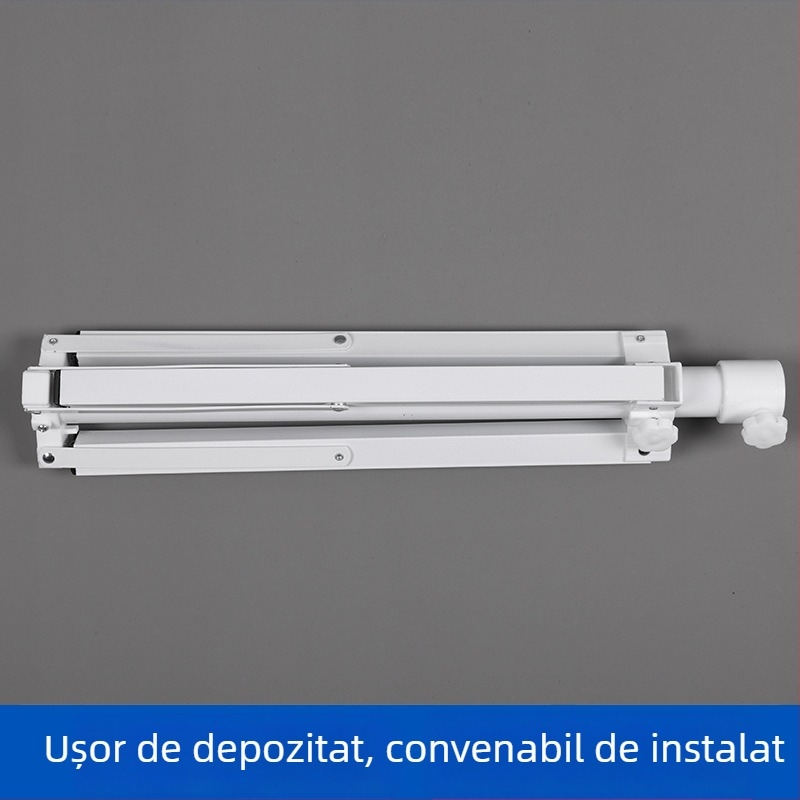 Umbrelă mare de exterior pentru umbrire, bază umplută cu apă și bază publicitară, bază din plastic pliabilă