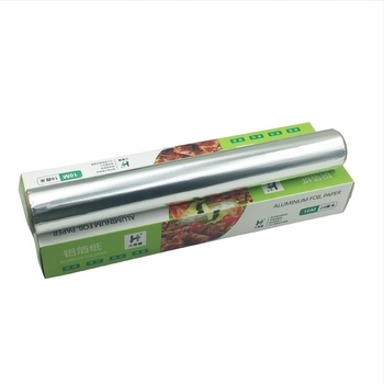 Folie de aluminiu pentru grătar și coacere, 100 folii, rezistente la temperaturi înalte