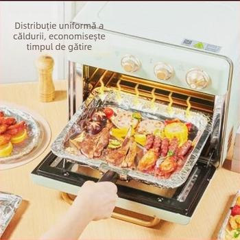 Folie de aluminiu pentru barbecue, mai multe dimensiuni, bucătărie casnică, potrivită pentru friteuză cu aer și cuptor