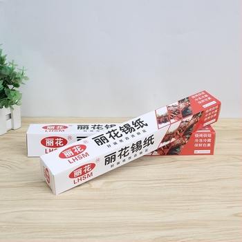 Folie de aluminiu de 0,01 mm pentru grătar și ambalare la pachet, conservarea alimentelor, dimensiuni 30 cm × 2 m