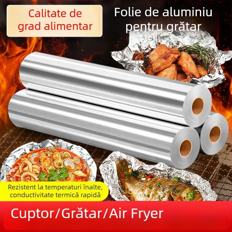 Folie de aluminiu pentru coacere și grătar