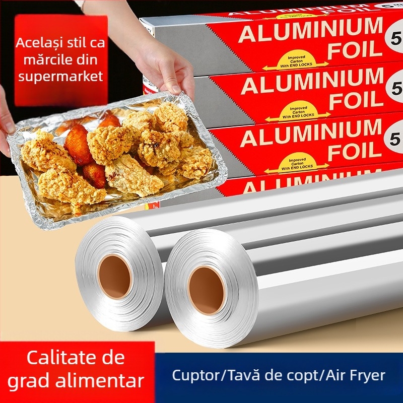 Folie de aluminiu pentru coacere și grătar