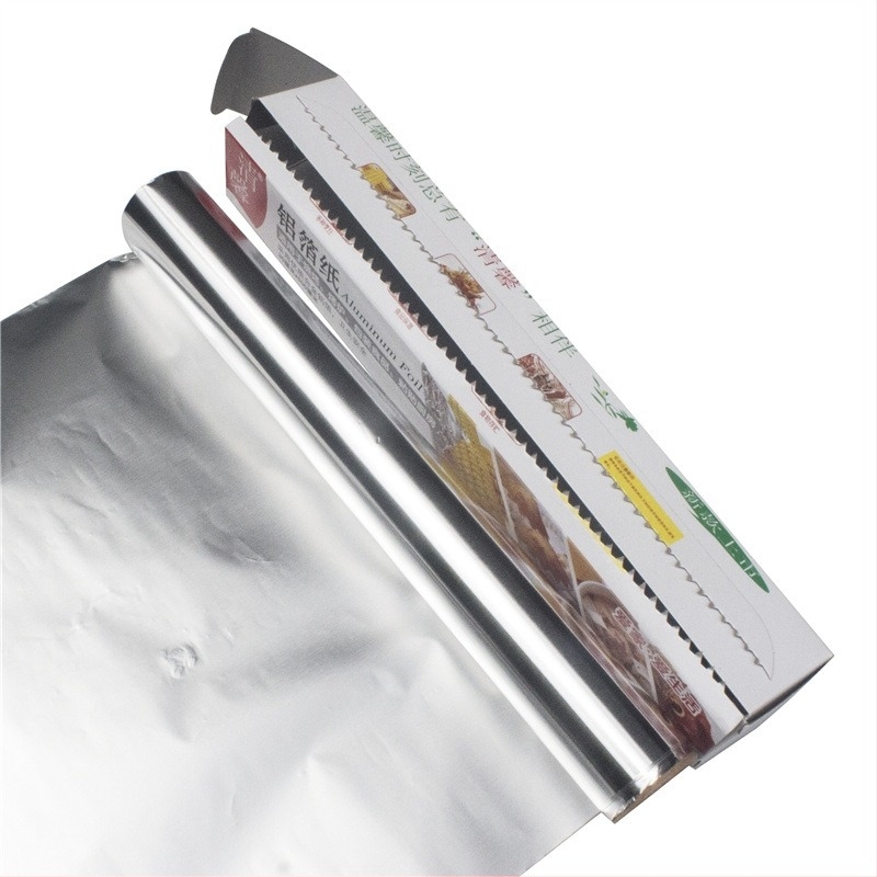 Folie de aluminiu groasă, de unică folosință, pentru grătar în aer liber, 5 m lungime, 30 cm lățime