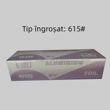 High Force 615 folie de aluminiu pentru alimente, 0.018 mm, Grad A — grătar și gătit la cuptor: carne, pui și pește