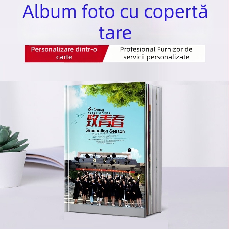Album PB pentru celebrități: imprimare, carte foto personalizată și album comemorativ pentru absolvire