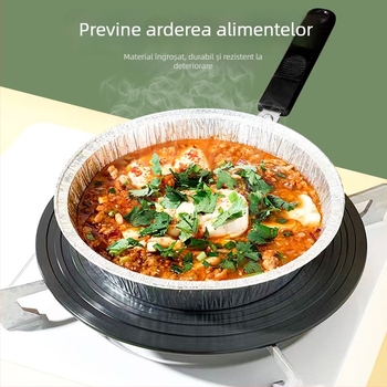 Tavă din folie de aluminiu compatibilă cu friteuza cu aer, boluri din folie și hârtie absorbantă pentru ulei, pentru gătit acasă