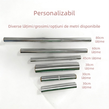 Role groase de folie de aluminiu alimentar, pentru friteze cu aer, coacere în cuptor și grătar comercial