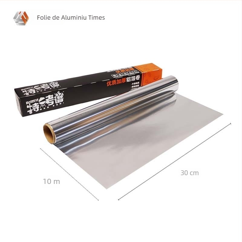 Times rolă de folie de aluminiu, de unică folosință, pentru grătar și air fryer, hârtie absorbantă pentru ulei, rezistentă la temperaturi înalte