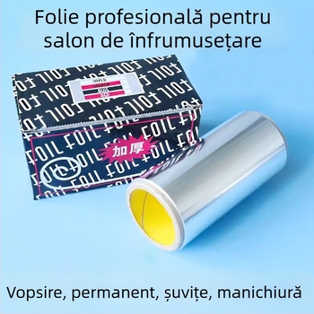 Folie de aluminiu alimentară pentru permanentarea părului și servicii de manichiură — utilizare profesională în salon
