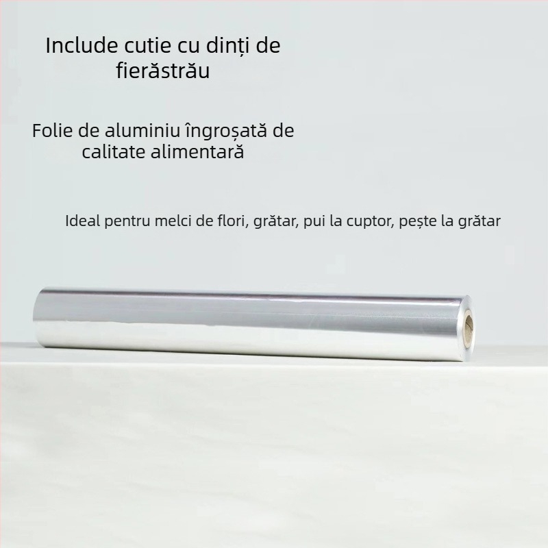 615 Foaie de folie din aluminiu pentru grătar – aluminiu pur, de înaltă calitate, pentru gătit carne și fructe de mare