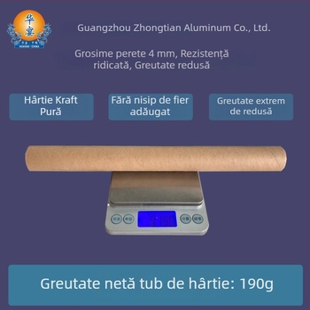 Folie de aluminiu alimentară, 18 microni, 100 m × 45 cm, rezistentă la temperaturi înalte, de unică folosință