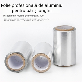 Folie profesională pentru păr și unghii, folie de aluminiu pentru perm și îndepărtarea lacului de unghii, trei variante