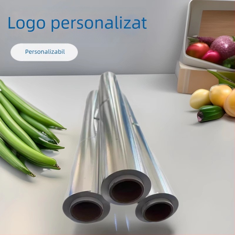 Rolă de folie de aluminiu personalizată pentru uz comercial, rolă mare, groasă, pentru coacere și grătare, pentru pește