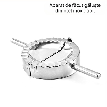 Mașină din oțel inoxidabil pentru găluște – gadget de bucătărie creativ și practic pentru preparare rapidă