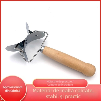 Kit din oțel inoxidabil pentru prepararea și tăierea colțunașilor, formă pentru colțunași și unealtă de împachetat