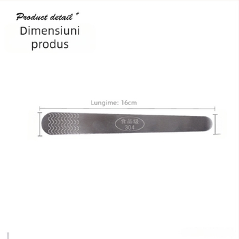 Lingură de umplere din oțel inoxidabil 304 pentru găluțe și gyoză, uz casnic