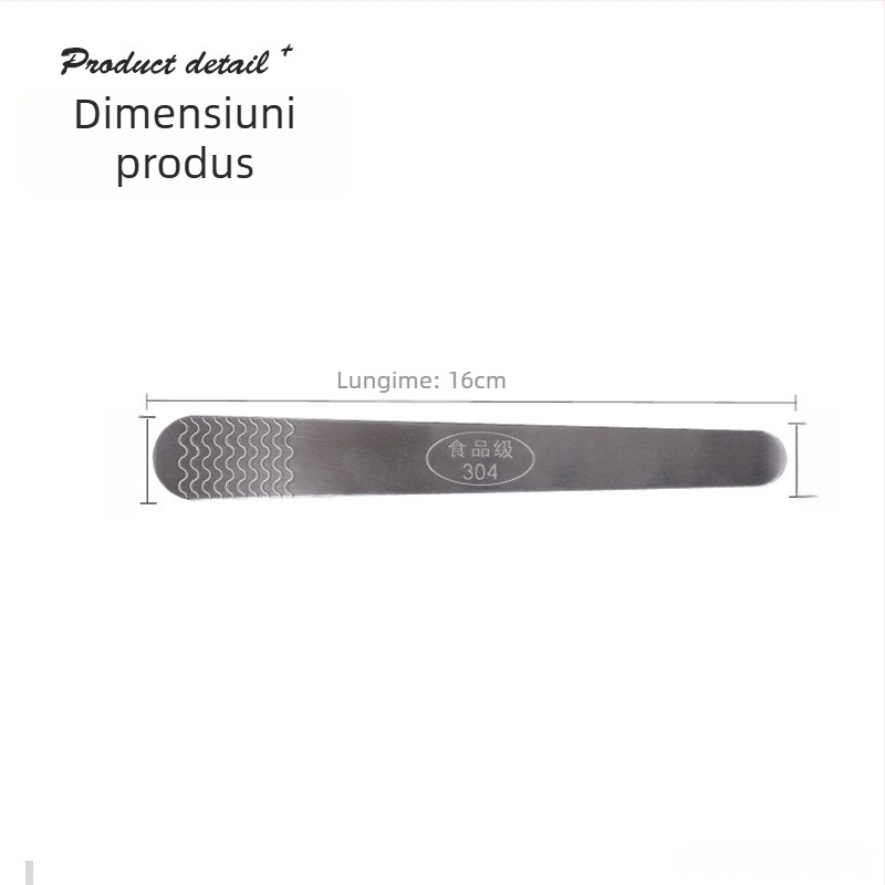 Lingură de umplere din oțel inoxidabil 304 pentru găluțe și gyoză, uz casnic