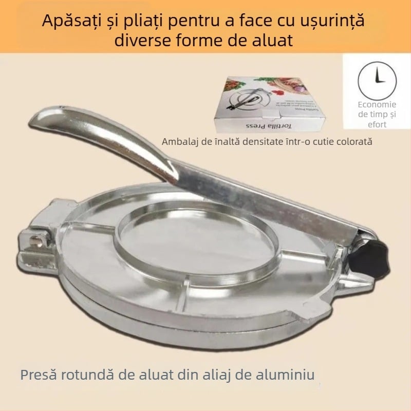 Instrument de presare a foilor de aluat pentru găluște