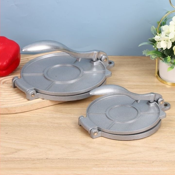Presă pentru tortilla din aliaj de aluminiu – unealtă de presare aluat pentru tortilla și foi de găluște