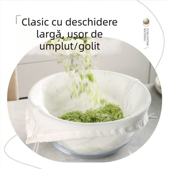 Presă pentru stoarcerea apei din umplutura de găluște, pungă de umplutură din legume, pungă filtrare lapte de soia, filtru și strecurător de ceai, presă de deshidratare a legumelor