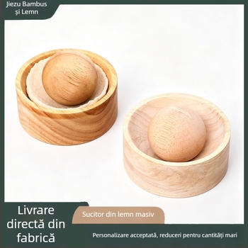 Moldă circulară din lemn pentru foi de găluște și unelte manuale de întins aluatul, pentru uz casnic