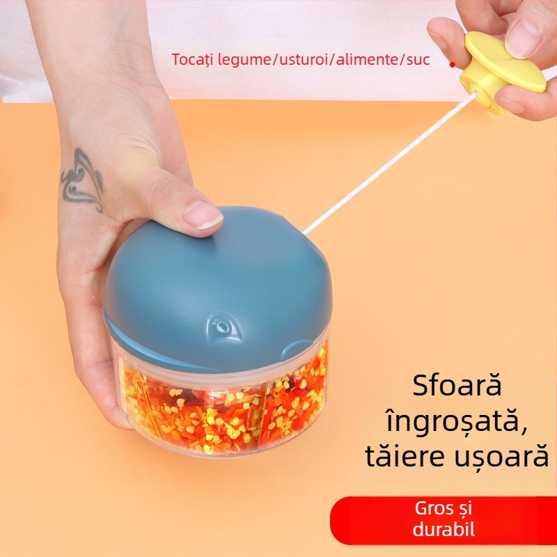Presă de usturoi manuală și zdrobitor, mini, pentru uz casnic
